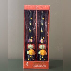 Vintage Guild House Halloween Witch Taper Candles Set of 2 10” New Boxed Sealed